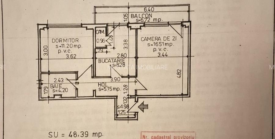 Apartament 2 camere decomandat, Plantelor etaj 2. - 2