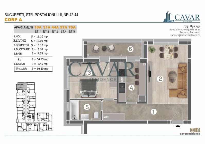 2 Camere Cavar Residence Proiect Finalizat