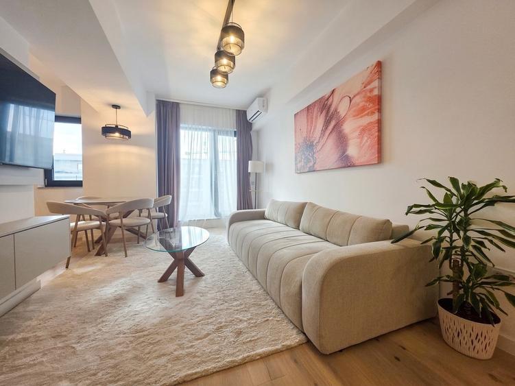 2 camere | PIPERA | TERASĂ 11 MP | MOBILAT MODERN | Vedere libera