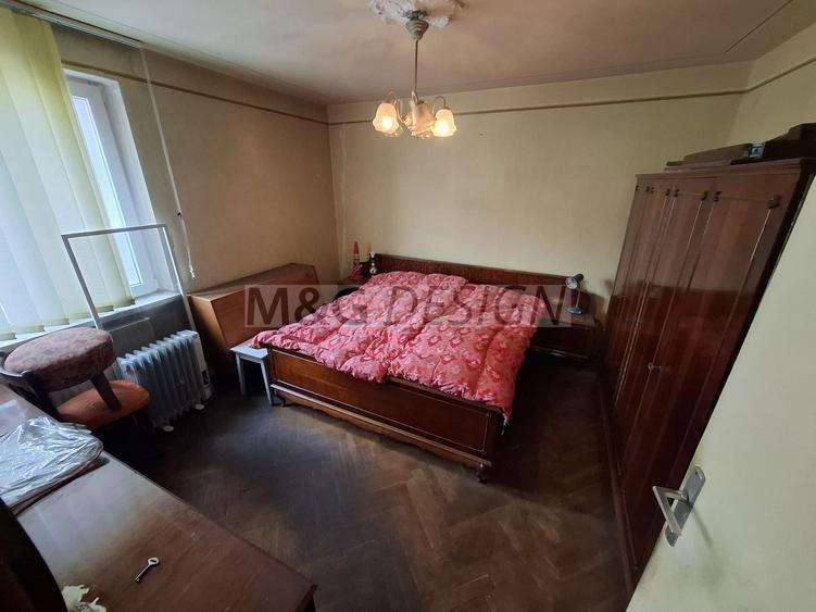 Central, 4 camere, 2 bai, 2baloane, centrala proprie