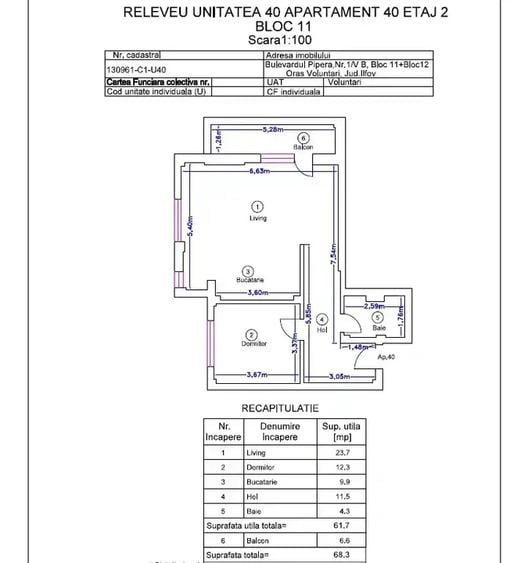 Apartament 2 camere | Mobilat&Utilat | Ivory Residence | Rond OMV
