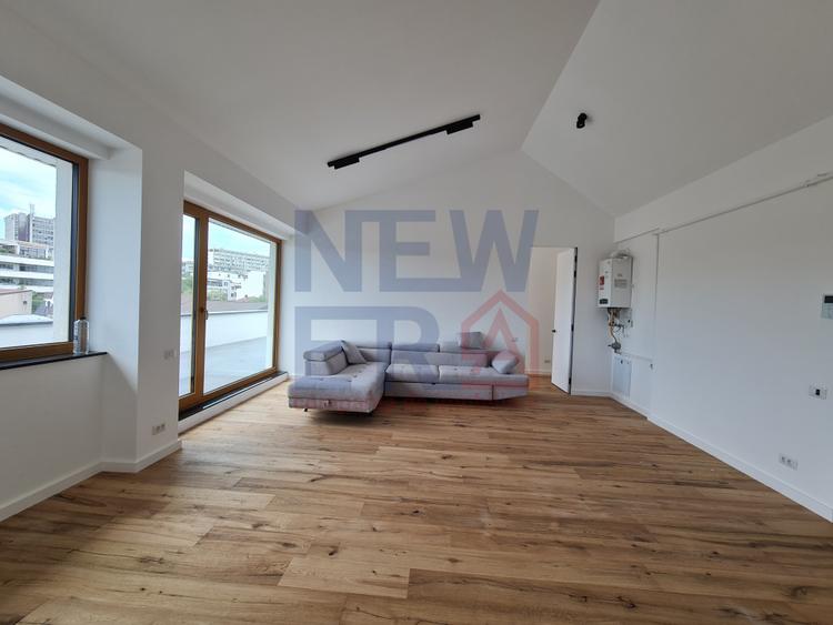 Apartament 4 camere cu terasa 50 mp, bloc boutique in zona Domenii