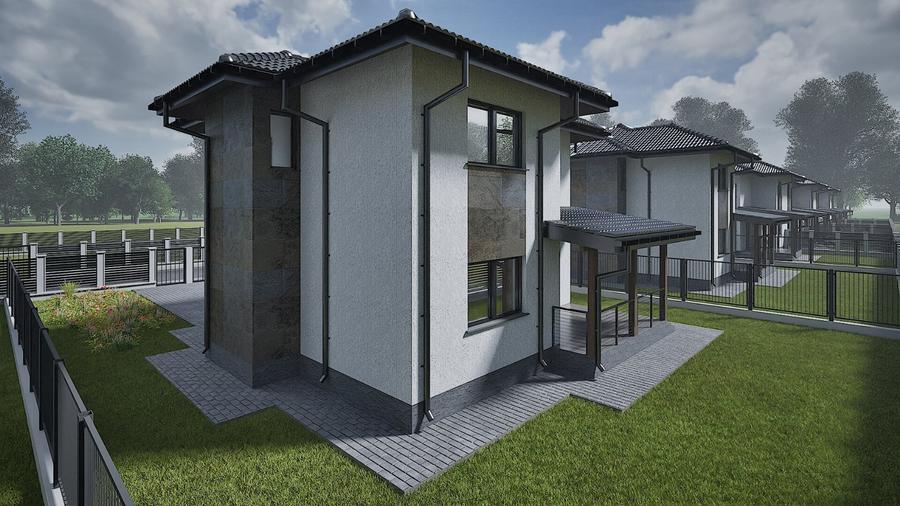 Casă individuală nouă, 4 camere, panouri fotovoltaice – UAT Valea Lupului, IAȘI