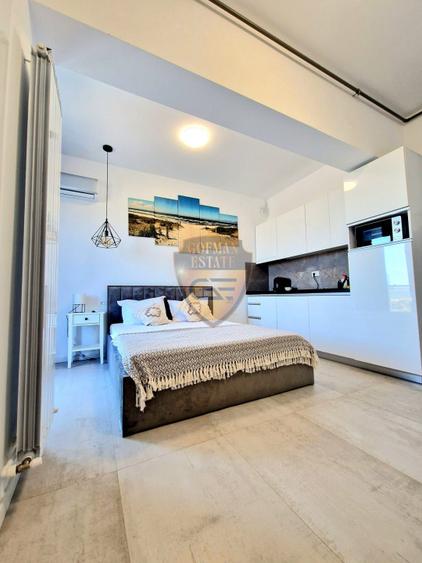 Studio Tomis Villa, 30mp, vedere la mare, Mamaia Nord, balcon, centrala gaz, A/C