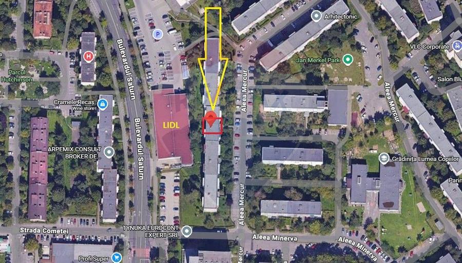 Apartament 2 camere, b-dul Saturn, lângă LIDL