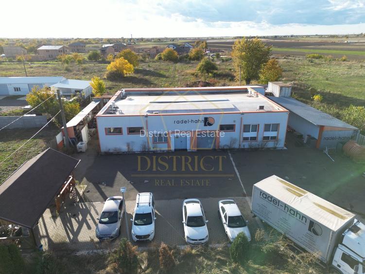 Hala industriala de 500mp + teren 5.838mp | Sag | Acces TIR | - 2