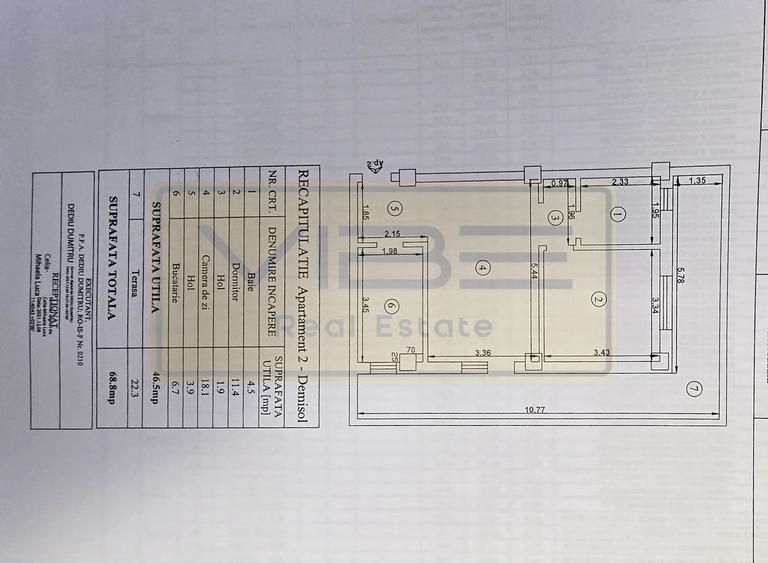 Popas Pacurari- spatiu birou 68.8 mp- parcare privata- Comision 0%