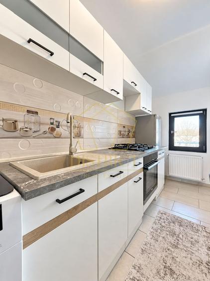 Apartament cu 2 camere mobilat | Etajul 1 | 57 mp utili | in Giroc la asfalt.