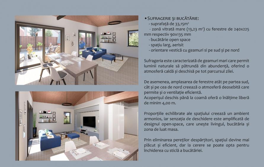 Casă modernă, parter, la cheie – în inima Tărlungenilor • Teren 511 mp