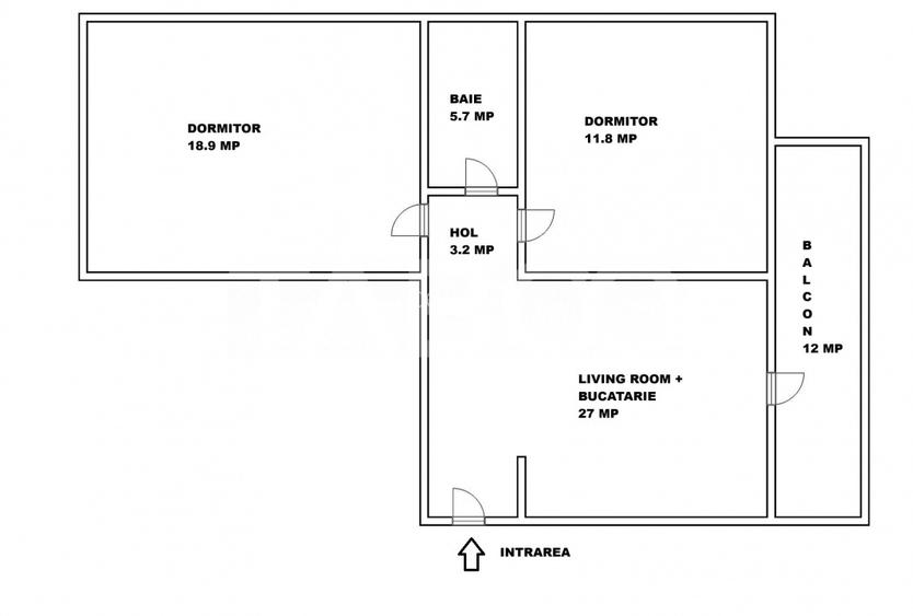 Apartament 3 camere de inchiriat parcare si bloc cu lift Doamna Stanca - 1