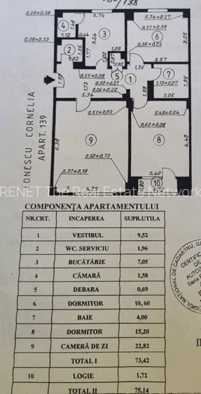 Apartament 3 camere decomandat pe Octavian Goga - 1