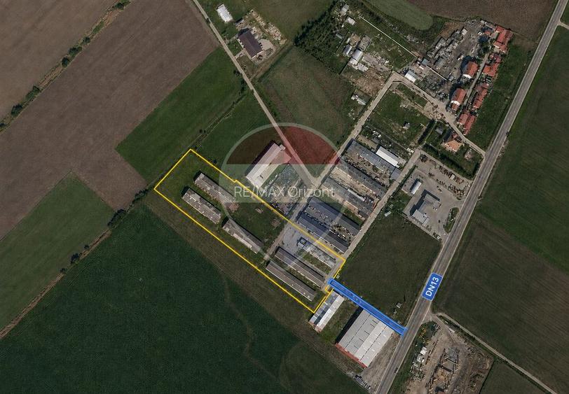 17.500 mp pe DN13 cu 5 constructii existente - 2