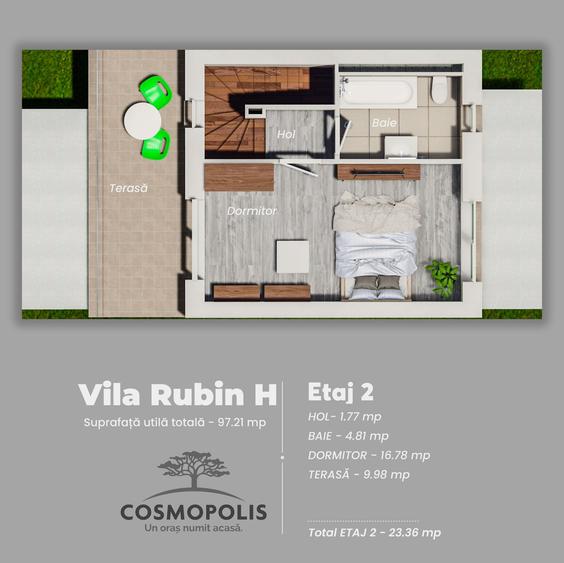 VILA TIP NHN - Complex Cosmopolis 2.0 -STOC NOU