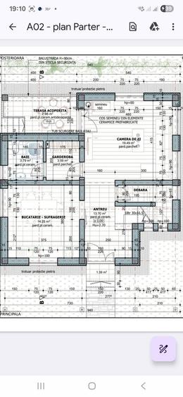 Casa 4 camere,4 bai,200mp,830mp teren,80mp terasa,0%comision