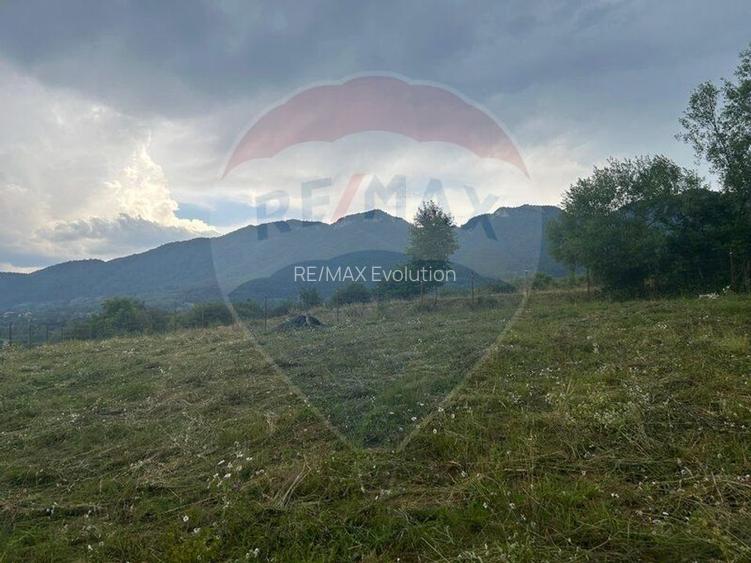 Teren intravilan 857 mp/împrejmuit/vedere la munți - 4