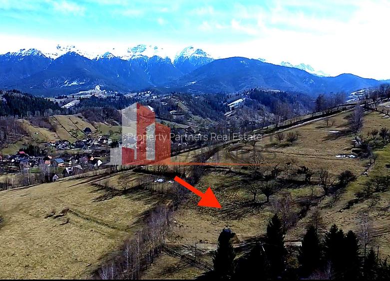 Teren Bran | 3.520 mp | Vedere Bucegi & Castelul Bran - 4