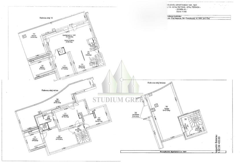Penthouse| Etajele 14 și 15| Ansamblul Wings |Direct de la Dezvoltator