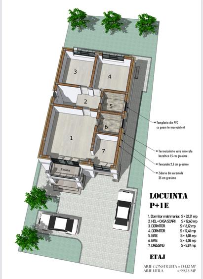 Vilă individuală 5 camere Bulevardul pipera retrasă de la bulevard