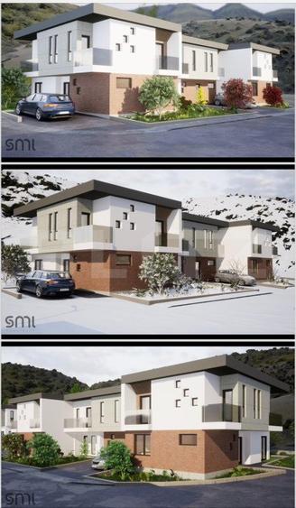 Casa tip triplex, 110mp utili, finisata, teren de 50mp, cartier nou in Terra