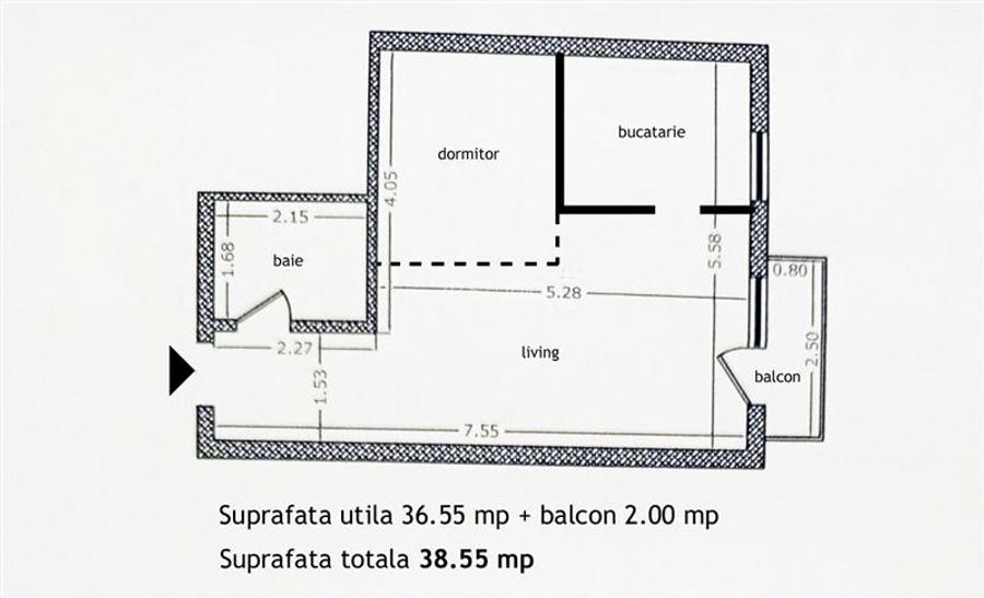 Vanzare studio Pod Constanta  Bloc 2012 - 2