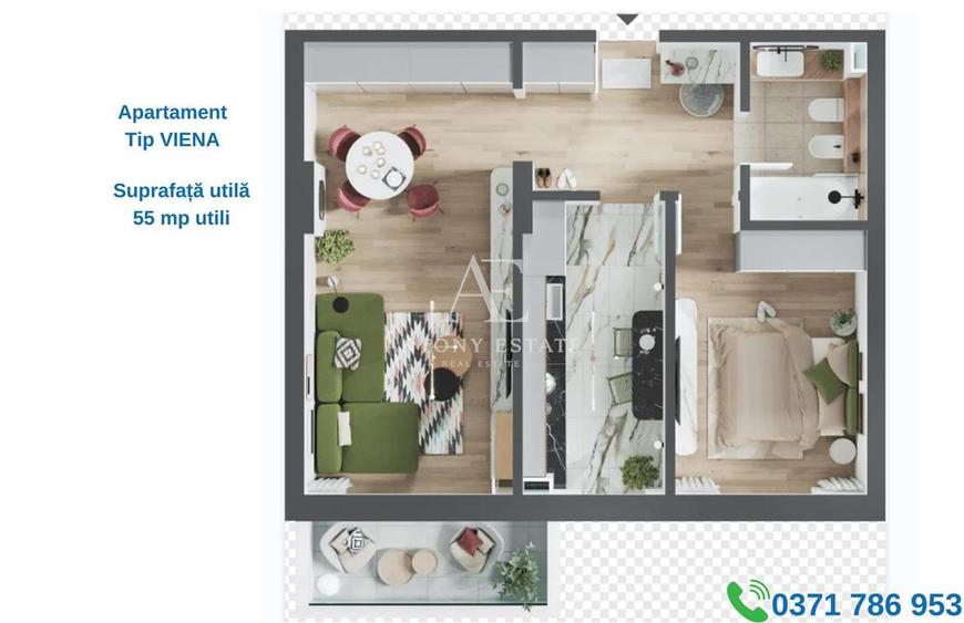 Antony Estate | Apartamente NOI 0% Comision - Iosia
