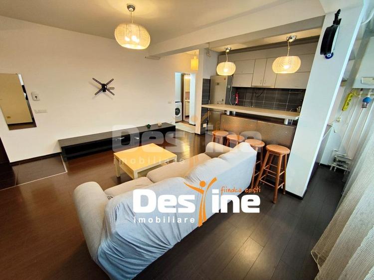 Apartament 3c mobilat și utilat, cu balcon + loc parcare