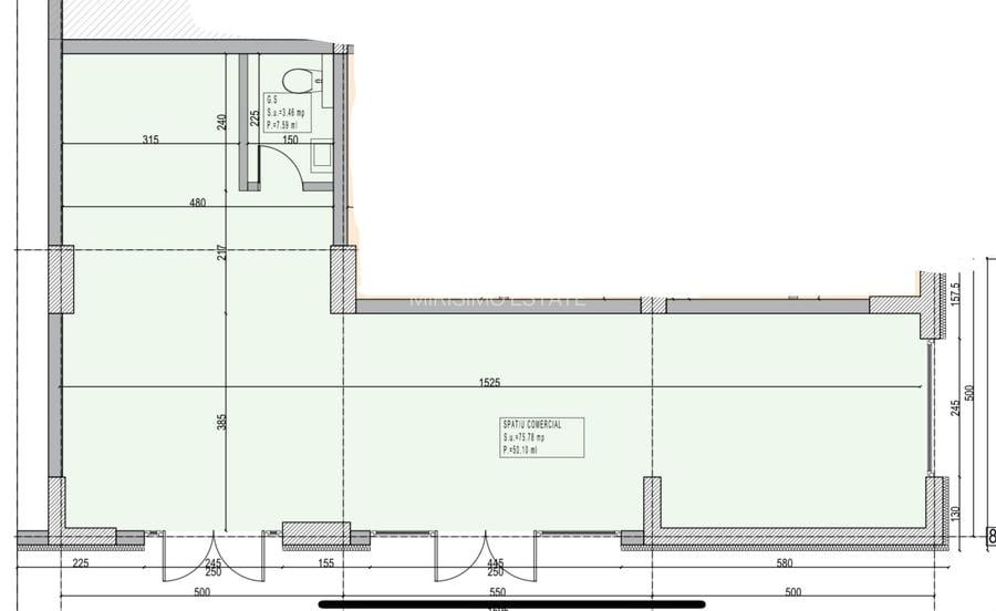 Spatiu Comercial/ 79 mp/ Metrou Berceni/ Stradal/ Vitrina - 6