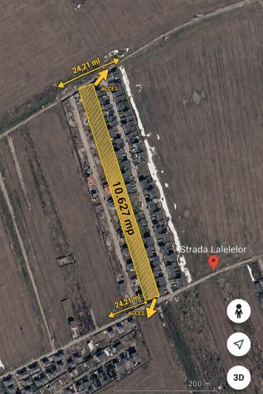 De vânzare teren intravilan | Str. Lalelelor, Domnești, Ilfov