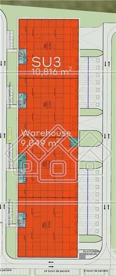 Spatiu industrial de inchiriat - parc logistic nou - Industrial Vest