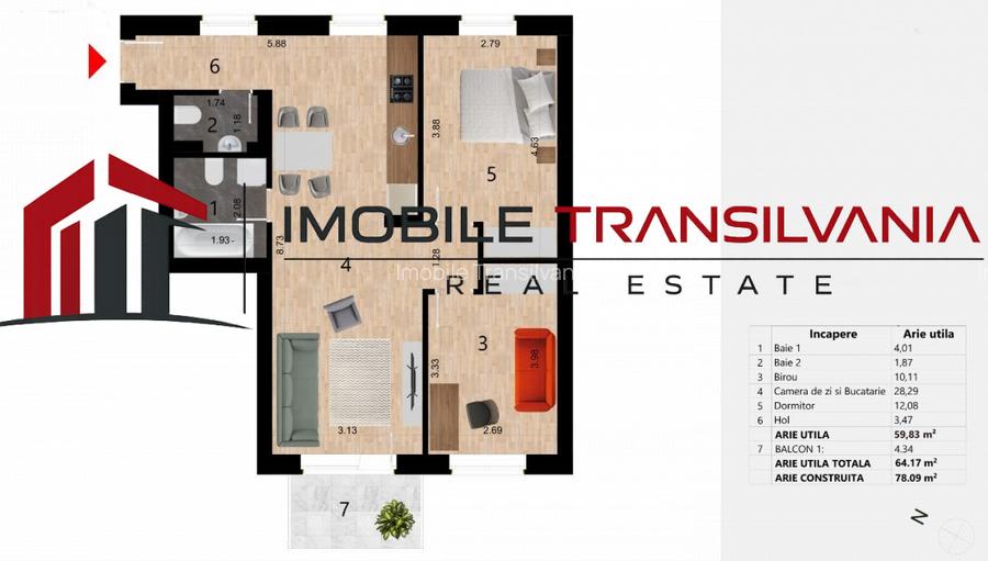 Apartament 3 camere Bloc Nou Zorilor | Comision Zero - 5
