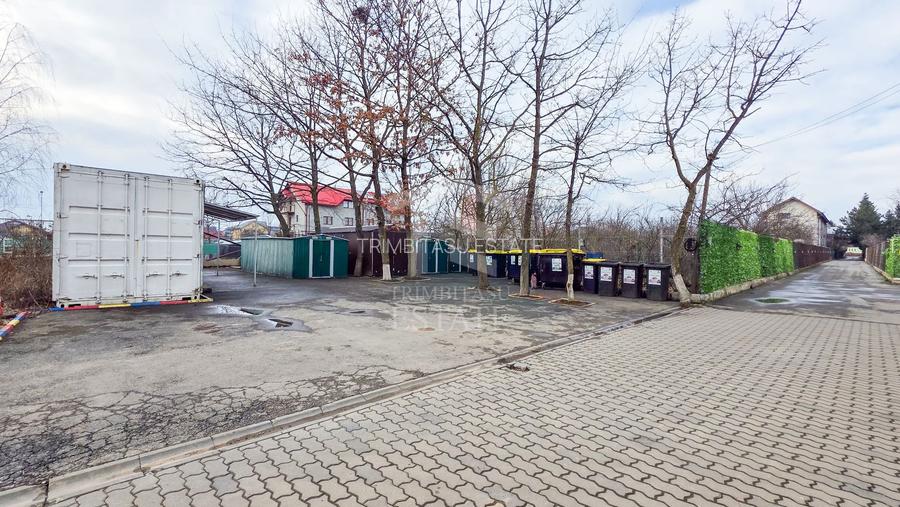 Spațiu industrial–afacere catering la cheie, teren&hală 750 mp S+P+1E