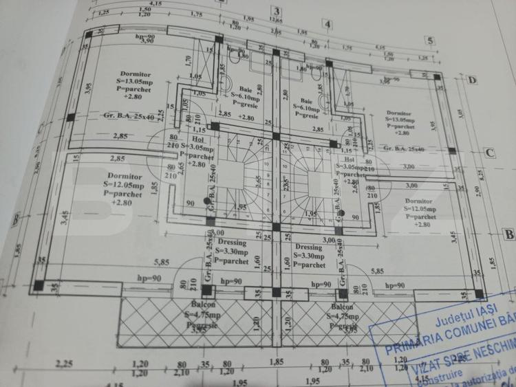Duplex central, 3 camere, 100 mp, in Barnova - Visan