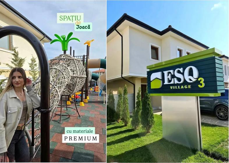 Casă individuală smart,ESQ Village 3,model nou 145mpU,4 băi,2 balcoane
