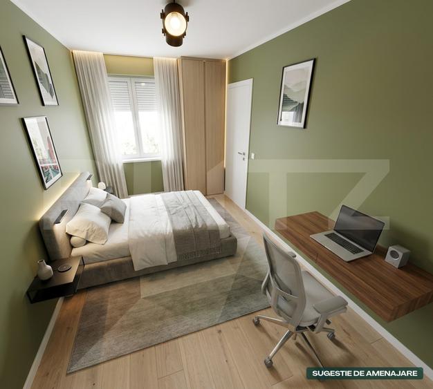 Apartament 3 camere, 58 mp, zona Dâmbu Pietros
