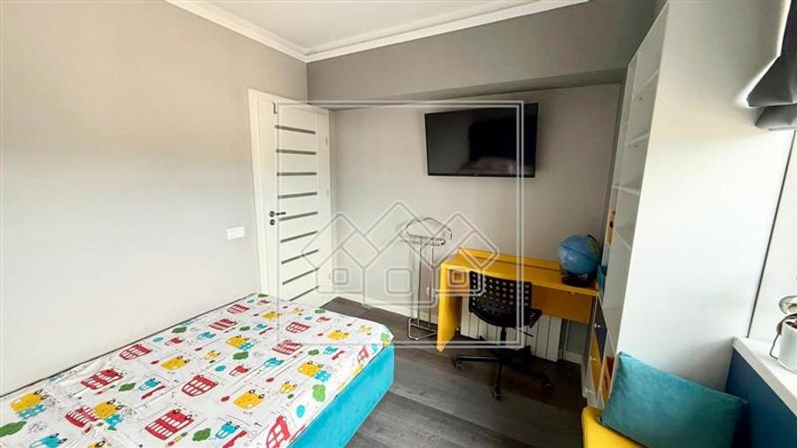 Apartament tip duplex de inchiriat in Sibiu – 5 camere, 119,5 mp si 2 balcoane –