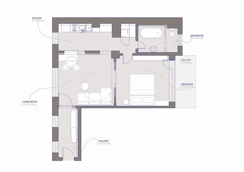 Apartament 2 camere de lux in inima Bucurestiului - Renovat Integral cu designer