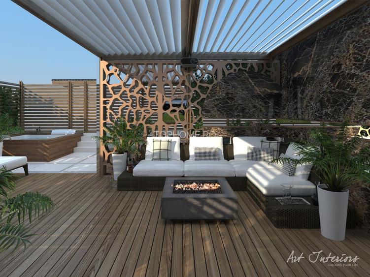 Penthouse 202 mp | 2 niveluri | Terase private | Proiect premium cu piscine | - 10