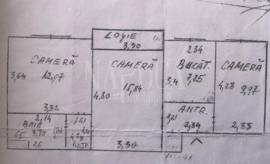 Apartament 3 camere de vanzare in Grigorescu, Cluj Napoca