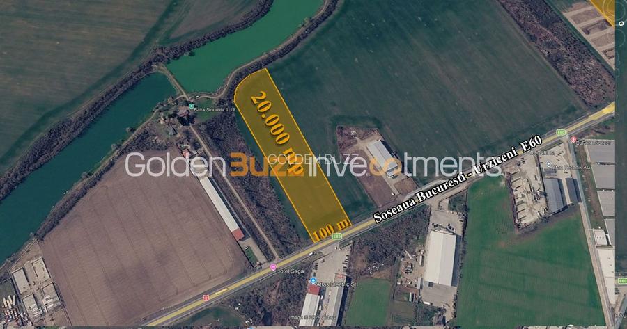 20.000 mp la DN2 Afumați – teren pentru depozit / hală /parc logistic - 1