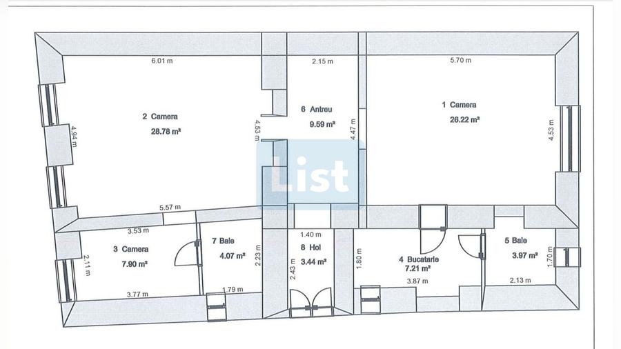 FARA COMISION! Apartament Mitropoliei/Ultracentral/90 mp utili!!!!