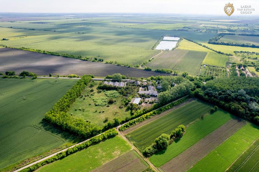 Cladire industriala de vanzare cu potential 3,5 ha in Batania