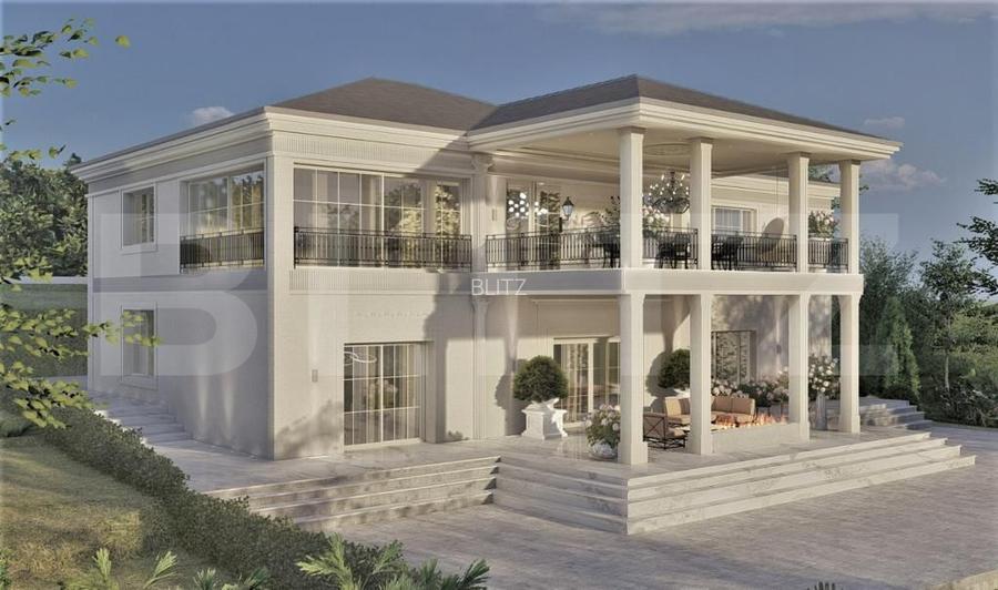 Vilă exclusivistă cu panoramă spectaculoasă și proiect de design interior