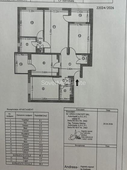 Apartament 4 Camere | 88Mp | Margeanului - 11