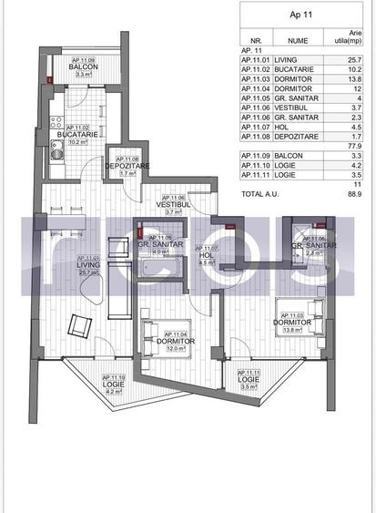 VANZARE APARTAMENT 3 CAMERE | LIZEANU | BLOC NOU | PARCARE | TERASA - 7