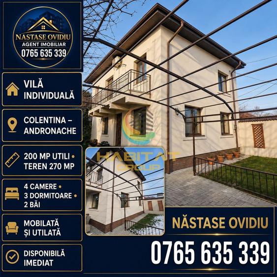 Vilă individuală Colentina–Andronache!