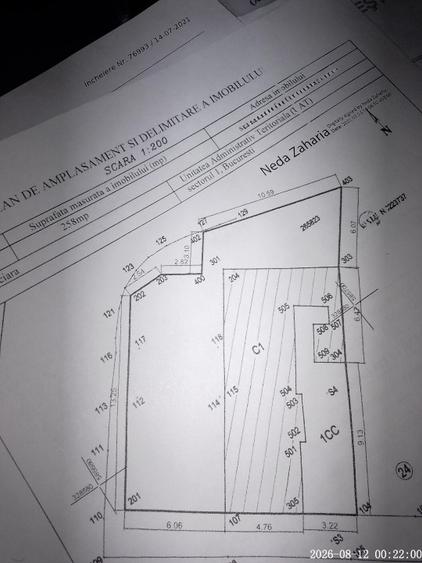 Proprietari vindem Teren intravilan 257 mp in Buc Sector 1 la inters. a 2 strazi