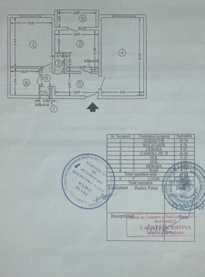 Apartament cu 2 camere zona Lujerului cu centralǎ