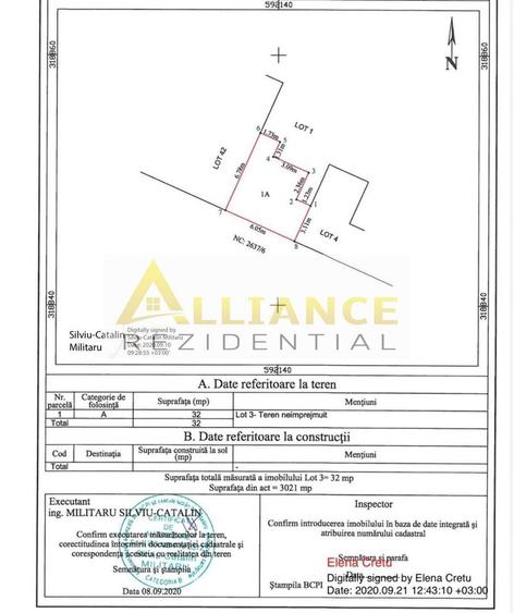Apartament 2 camere - Teren 200 mp