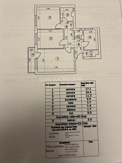 Apartament 3 camere de vânzare Tineretului, boiler, et 9/10 - 10