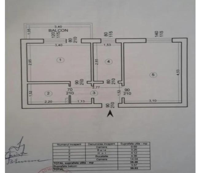 Apartament 2 camere-Tătărași Sud- Ideal pentru locuit sau investiție